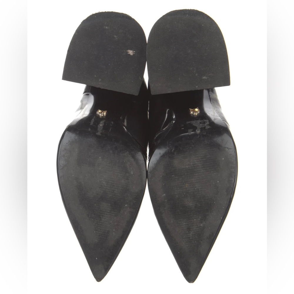 Naked Wolfe Glossy Black Heeled Boots - Picture 5 of 6
